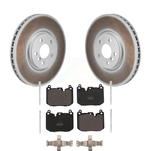 Front Coated Disc Brake Rotors & Semi-Metallic Pad Kit For Mini Cooper Countryman Clubman KGF-103216