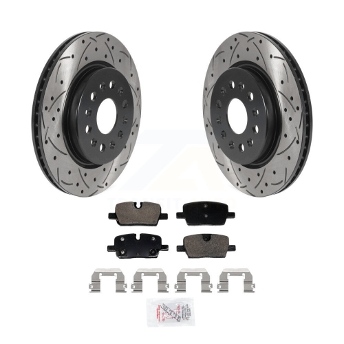 Ensemble de plaquettes en céramique pour disques de frein à fente percée arrière pour Traverse Blazer Cadillac GMC KDA-103000 DE Chevrolet