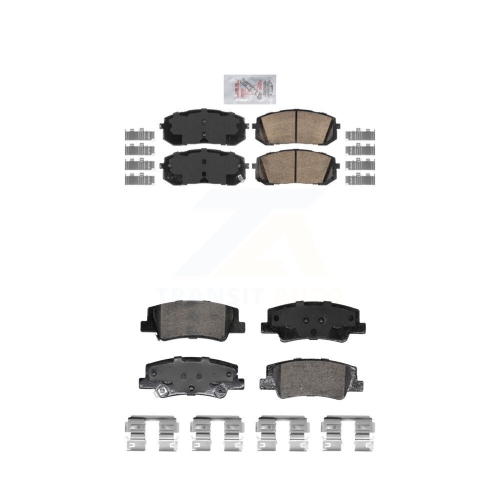Front Rear Ceramic Disc Brake Pads Kit For Hyundai Sonata Kia K5 KNF-101869