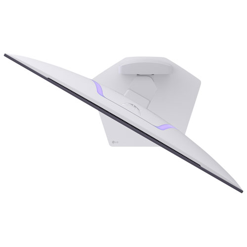 Moniteur de jeu FreeSync G-Sync DELO de 32 po mode double UltraGear de LG avec temps de réponse de 0,03 ms gris à gris - Blanc suprême