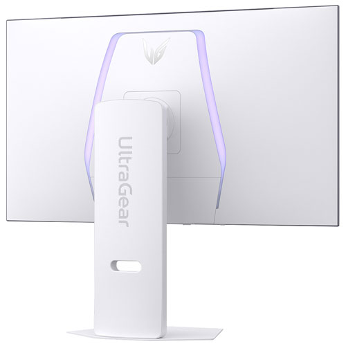 Moniteur de jeu FreeSync G-Sync DELO de 32 po mode double UltraGear de LG avec temps de réponse de 0,03 ms gris à gris - Blanc suprême