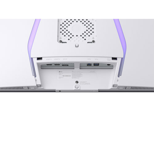 Moniteur de jeu FreeSync G-Sync DELO de 32 po mode double UltraGear de LG avec temps de réponse de 0,03 ms gris à gris - Blanc suprême