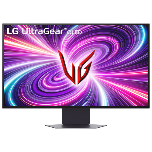 LG UltraGear 32" Dual Mode 0.03ms GTG OLED G-Sync FreeSync Gaming Monitor - Purple Grey