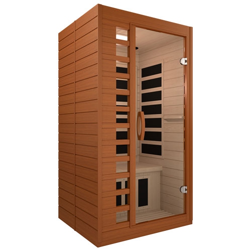 Westinghouse WES43-1600 1-Person Infrared Sauna - Cedar Tint - Indoor Only