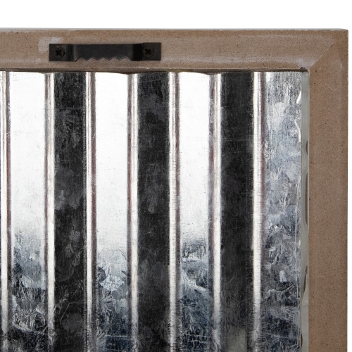 Trick or Treat Halloween Metal Wall Sign with Wood Frame - 27.5"