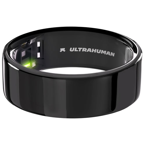 Ultrahuman Ring Air Sleep & Fitness Smart Ring - Size 6 - Aster Black