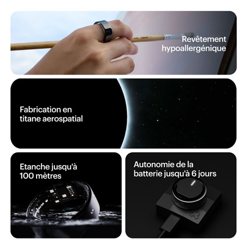 Anneau intelligent pour le sommeil et la mise en forme Ring Air d'Ultrahuman - Taille 12 - Doré bionique