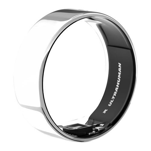 Ultrahuman Ring Air Sleep & Fitness Smart Ring - Size 6 - Space Silver