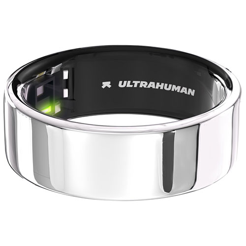 Ultrahuman Ring Air Sleep & Fitness Smart Ring - Size 8 - Space Silver