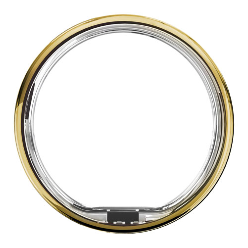 Anneau intelligent pour le sommeil et la mise en forme Ring Air d'Ultrahuman - Taille 7 - Doré bionique