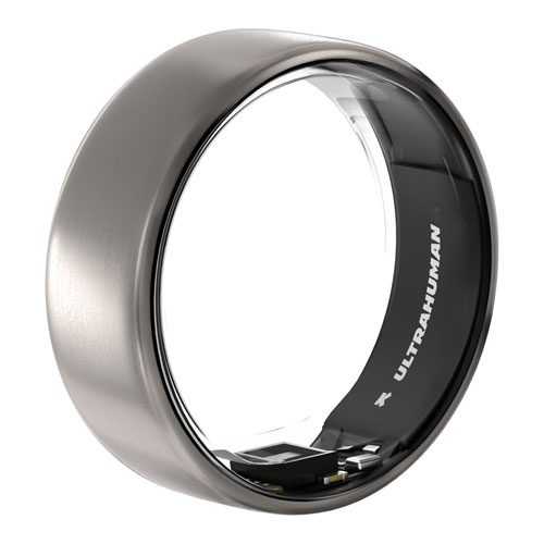 Ultrahuman Ring Air Sleep & Fitness Smart Ring - Size 13 - Natural Titanium