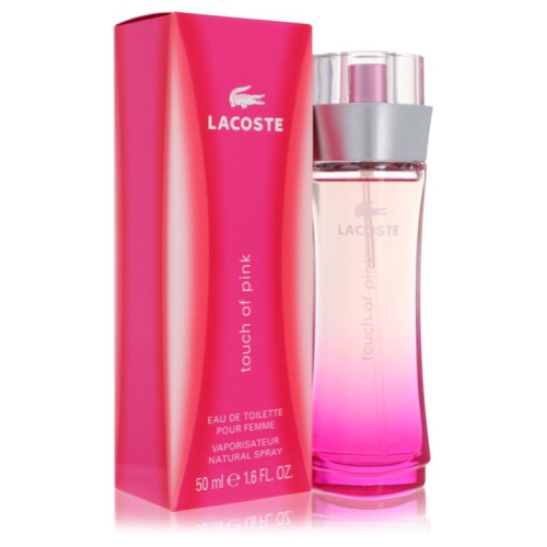 LACOSTE  Touch Of By Eau De Toilette Spray 1.6 OZ In Pink