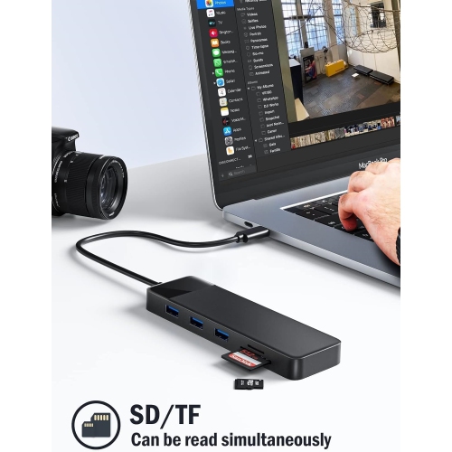 USB C Docking Station for Laptop, 10 in 1 Triple Display Monitors Adapter w/4K Dual HDMI, 1080P VGA, 3 USB 3.0/2.0, TF/SD 2.0, 3.5mm Audio, 100W PD,