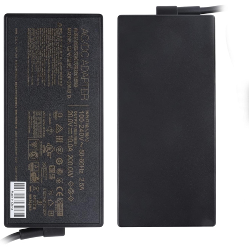 New ADP-200JB D 200W 20V 10A 6.0 x 3.7mm AC Adapter Charger Compatible with ASUS TUF Dash F15 FX516PR FA506QR ROG Zephyrus G15 GA503QM-HQ121R GA503Q
