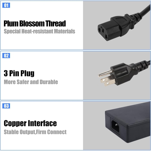 New ADP-200JB D 200W 20V 10A 6.0 x 3.7mm AC Adapter Charger Compatible with ASUS TUF Dash F15 FX516PR FA506QR ROG Zephyrus G15 GA503QM-HQ121R GA503Q