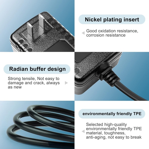 Replacement 12V AC DC Power Cord Charger for TP-Link Deco M3 M4 M5 S4 X20 X55 X60 X90 P9 E4, AC1750 AX1800 AX3000 T120150-2b1 Archer A7 A8 A21 AX50