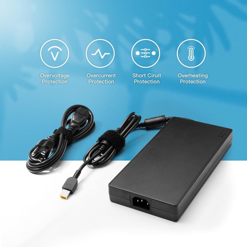 230W Charger Fit for Lenovo Legion 5 5-15 5-17 5P 5P-15 5Pro 5Pro-16 7 C7 S7, Yoga AIO 7 All-in-One Laptop Lenovo 230w 20v 11.5a AC Adapter Charger
