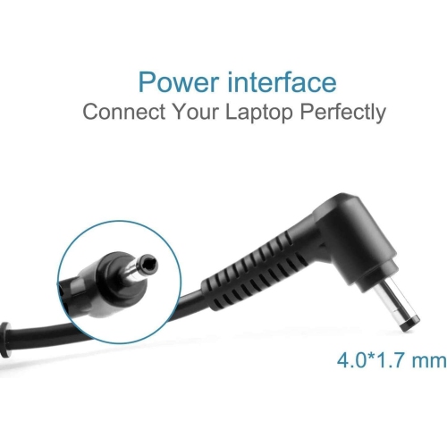 ［4.0 * 1.7 MM］65W 20V 3.25A Adapter Charger for Lenovo IdeaPad 100S,110,120,120S,130,310,320,330,510S,510,530S,S145 S340,B50-10,B50-50,Yoga