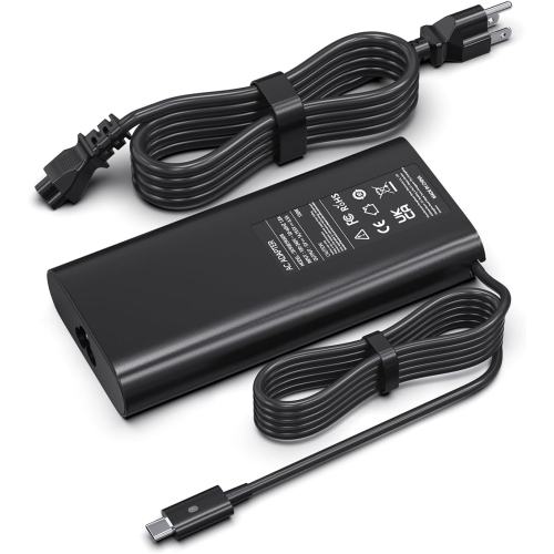 DOLAER  for 130W USB C Dell Laptop Charger Power Adapter Replacement for Dell Xps 15 Precision 5530 2In1 Model 130 Watt USB-C Charging w 3 Prong