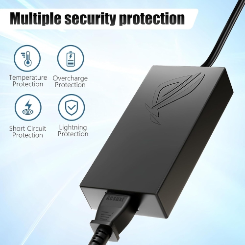 240W Laptop Charger for Asus 240W Power Supply 20V 12A ADP-240EB B Asus ROG Strix Scar 15 Zephyrus S15 S17 G15 G513 GX550LXS G733QM G733QR G733QS