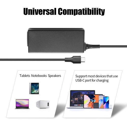 Chromebook Charger 45W for Acer Chromebook Spin 11 13 R13 15 311 315 511 512 714 713 CB311 CB314 CB514 CB714 CB715 C721 C732 C733 C771 C933 N16Q14