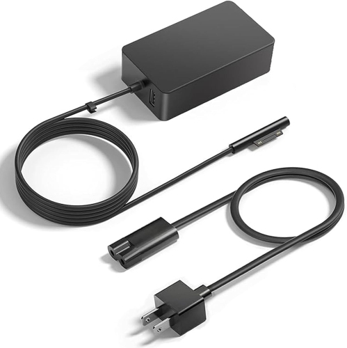65W Surface Pro Charger for Microsoft Surface Pro X/9/8/7+/7/6/5/4/3, Surface Laptop Charge Surface Book 2/1, Surface Go 3/2/1 Power Cord Adapter