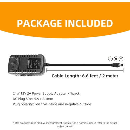 12V AC Power Adapter Fit for Seagate Expansion SRD00F2, Backup Plus SRD0SD0, FreeAgent GoFlex, Central, SimpleTech External Hard Drive Power Supply