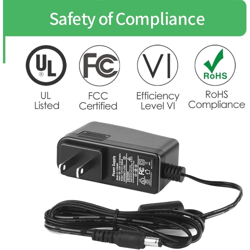 Adaptateur d'alimentation 0,5 A/500 mA AC-240 V vers DC 5,5 mm 12 V x 2,1 mm Transformateurs d'alimentation 100 V pour