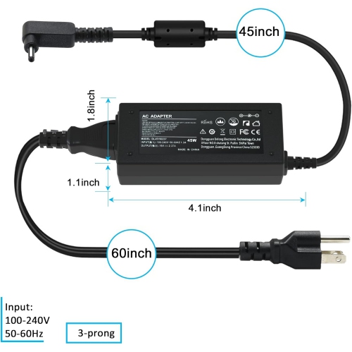 Laptop Charger for Acer Aspire 5 A515-55 A515-56 A515-46 A515-54 A515-54G A515-55 A517-52: A515-55-588C 55-56UK A515-56-76J; A514-54-501z