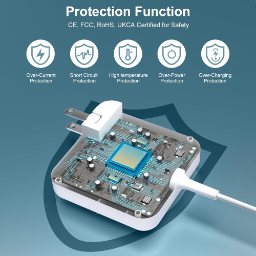 Mac Book Air Charger Replacement, Replacement for Mac Book Air 45W T-Tip Shape Connector Power Adapter, Laptop Charger for Mac Book Air 11 inch and