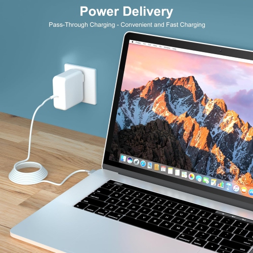 Mac Book Air Charger Replacement, Replacement for Mac Book Air 45W T-Tip Shape Connector Power Adapter, Laptop Charger for Mac Book Air 11 inch and