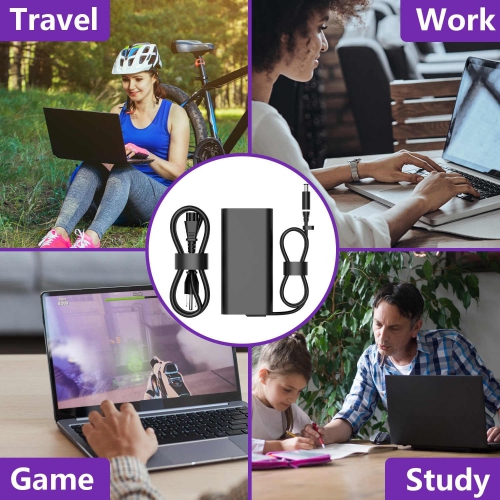 New Slim 240W GaN 19.5V 12.31A AC Power Supply Adapter Laptop Charger for Dell Alienware, Dell Precision Laptop