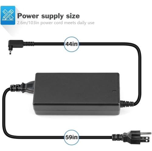 65W AC Adapter Charger for Acer Chromebook 11 13 14 15 R11 CB3 Series CB3-111 CB3-532-C47C CB3-431 CB3-431-C5FM CB3-131 CB3-111-C8UB CB3-131-C3SZ