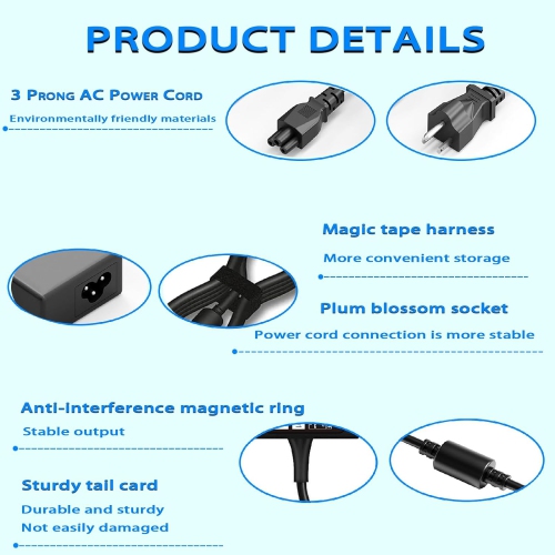 45W Laptop Charger Compatible for Acer A13-045N2A PA-1450-26 Aspire 3 5 A315-23 A317-53 A317-54 A515-55 A515-54 A515-52 A515-56 A515-54G A515-44