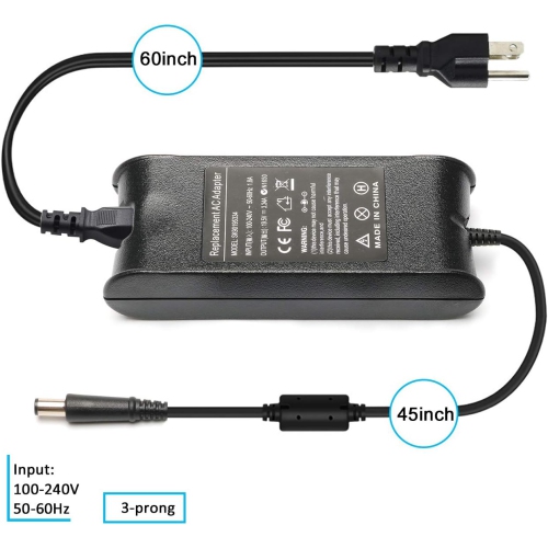 19.5V 3.34A 65W AC Adapter Laptop Charger Replacement for Dell Latitude 3190 3189 5400 5480 5490 7490 E5500 E5470 E6430 E6500 E6530 Chromebook 11