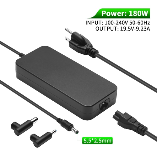 180W AC Charger Fit for Msi GF63 GF65 GF75 Thin GL62 GF62 GL72 GF72 GE60 GE62 GE70 GE72 GP60 GP62 GP70 GP72 GT60 GT70 CX62 CX72 GX60 GX70 WT60 WT70