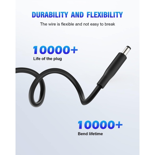 130W Laptop Charger for Dell, 3-Prong AC Adapter Dell XPS 15 9530 9550 9560 / Precision M3800 5510 5520 DA130PM130 HA130PM130 Tip 4.5mm*3.0mm