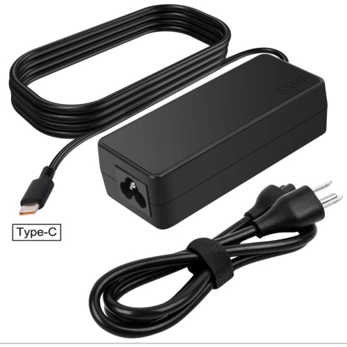 Nouveau chargeur USB-C de 65&nbsp;W pour Lenovo, bloc d'alimentation pour portable de type C, pour Yoga C930, S730, 920, 730, ThinkPad X1 Carbon 5ᵉ,