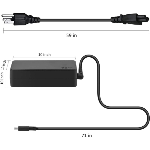 Nouveau chargeur USB-C de 65&nbsp;W pour Lenovo, bloc d'alimentation pour portable de type C, pour Yoga C930, S730, 920, 730, ThinkPad X1 Carbon 5ᵉ,