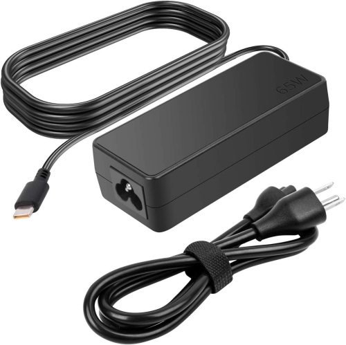 Nouveau chargeur USB-C de 65&nbsp;W pour Lenovo, bloc d'alimentation pour portable de type C, pour Yoga C930, S730, 920, 730, ThinkPad X1 Carbon 5ᵉ,