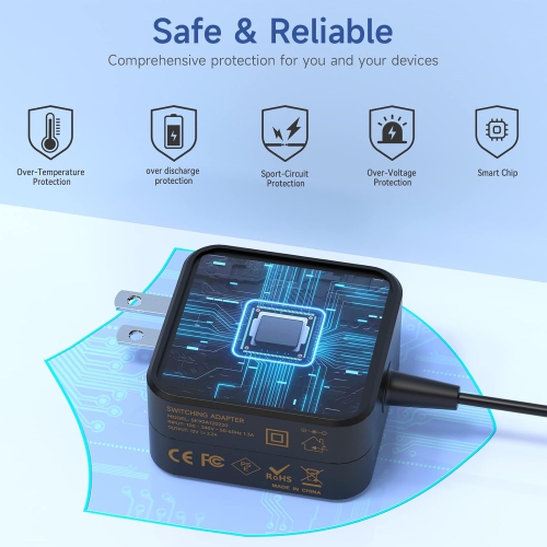 Chromebook Charger Adapter for Samsung 11.6 Laptop Computer PA-1250-98 Chromebook 3 2 303C 500C 503C XE500C13 XE501C13 XE303C12 XE500C12 XE503C12