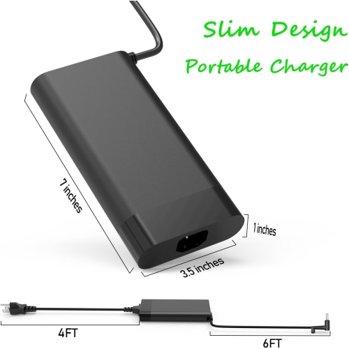 230W Slim AC Laptop Charger for HP OMEN 15 16 15-en1013dx 15-ek1013dx 16-b1797nr 16-b1085nr 16-b0005dx 16-b0013dx 16-c0002dx 16-c0012dx ZBook Fury 16