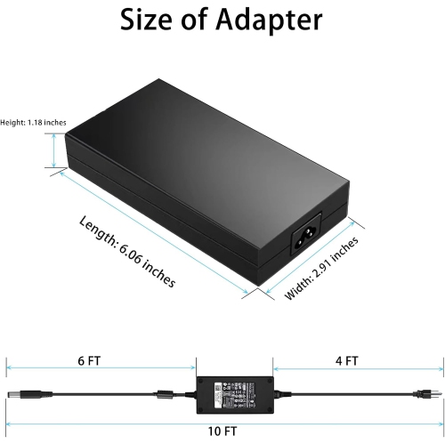 180W AC Adapter Fit for Dell Alienware 13 15 17 R1 R2 R3 R4,Dell Gaming Laptop G3 G5 15 17/ G7 7588/ G7 7590 7790/ G3 3579 3779/G5 5587
