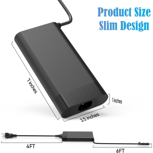 Slim 230W AC Charger Adapter for HP Omen X 2S 15 HP Z2 Mini G4 HP Zbook 15 17 G1 G2 HP Thunderbolt Dock 230W G2 2UK38AA 925141-850 L58062-001 Omen