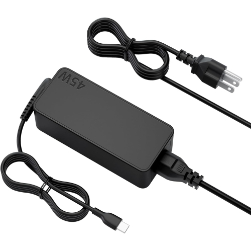 45W USB C Charger for Laptops - Compatible with HP, ASUS, Acer Chromebook, Lenovo, Samsung & Dell Fast Charging Laptop Power Adapter for Chromebook