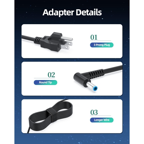 200W 10.3A Slim AC Adapter Charger Fit for HP Zbook Pavilion Omen Gaming 15 17 Envy 16 Victus 16, ZBook 17 G3 G5 G6, ZBook Fury Create Studio Power