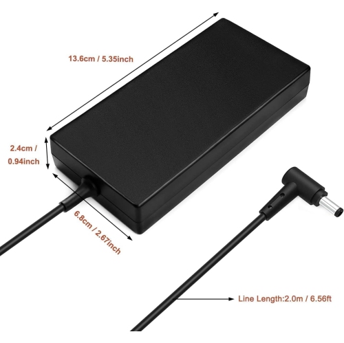 120W Laptop Charger for MSI GE60 GE70 GF63 GP62 GV15 Thin 10SC 11UC MS-16R5 MS-16R7 A12-120P1A A15-120P1A ADP-120MH D adp-120vh d a17-120p2a Chicony