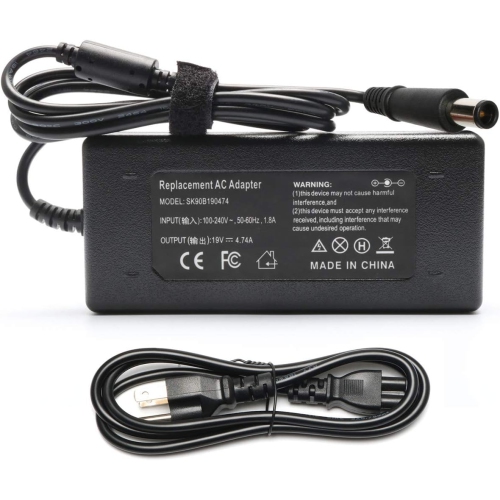 90W AC Adapter Laptop Charger for HP Elitebook 8470p 8460p 8440 8440p 8530p 8540p 8560p 8570p 6930p 2540p 2560p 2570p 2760p 8530w 8540w 8570w 8770w