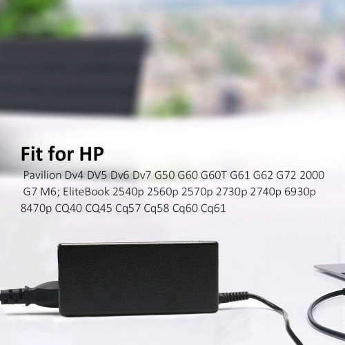 90W AC Adapter Laptop Charger for HP Elitebook 8470p 8460p 8440 8440p 8530p 8540p 8560p 8570p 6930p 2540p 2560p 2570p 2760p 8530w 8540w 8570w 8770w
