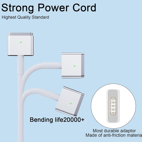 Mac Book Pro Charger 60W T-TIP Laptop Charger for MacBook Air Charger 11 and 13 inch Power Adapter Models A1502 A1425 A1435 A1465 A1466